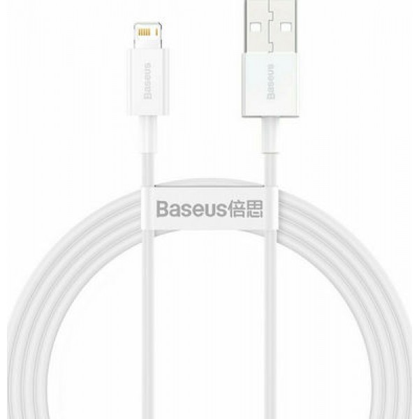 Baseus Superior Series USB to Lightning Cable Λευκό 1.5m (CALYS-B02)